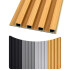 Pack x100 Wpc Simil Madera Wall Panel Lambrin 2.90m x 16.7cm Color Marron Madera
