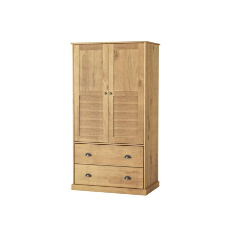 Ropero 2 Puertas 2 Cajones Li­nea Valenciana Natural