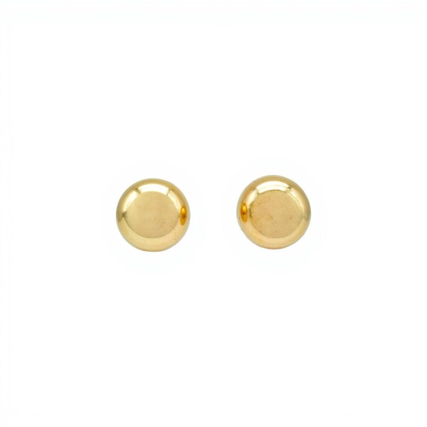 Caravanas oro Bolas - Oro bajo - Sin piedra- CA8081 sinpiedra