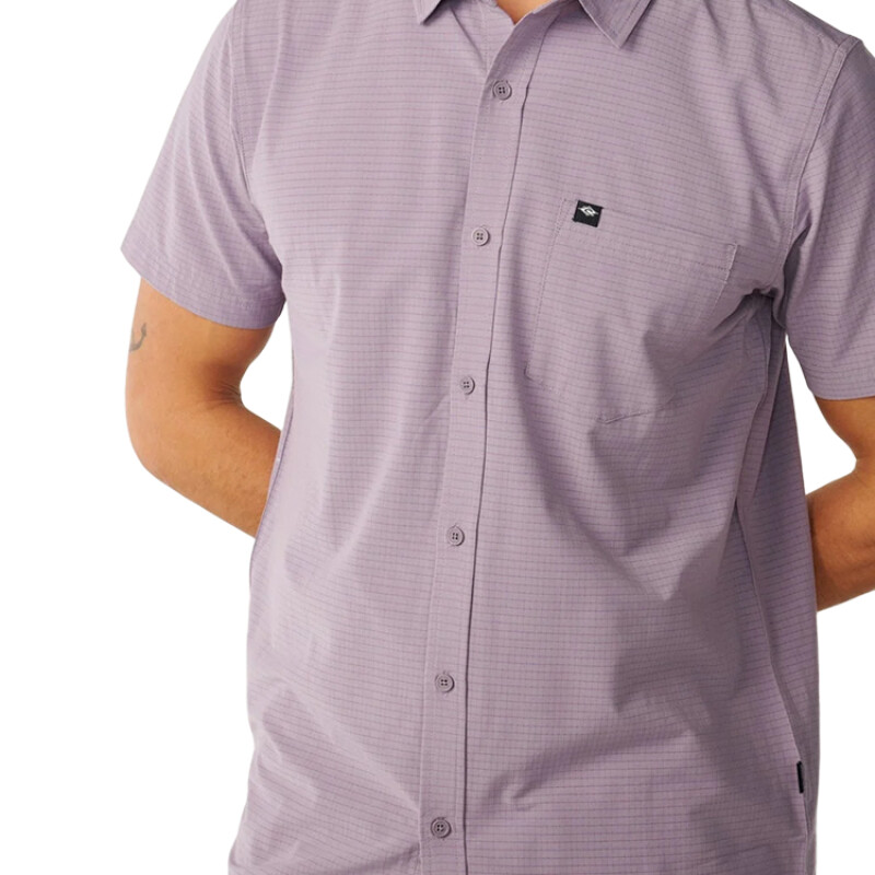 Camisa Rip Curl Vaporcool Aerotech S/S - Lila Camisa Rip Curl Vaporcool Aerotech S/S - Lila