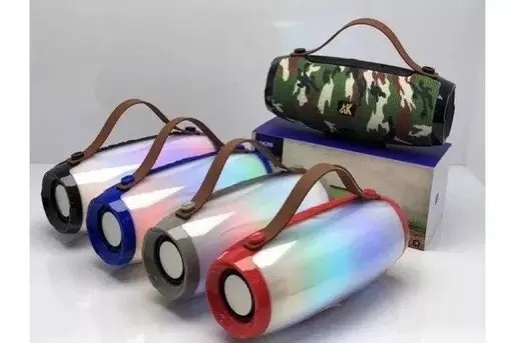 Parlante Ak205 Luces Y Bluetooth 