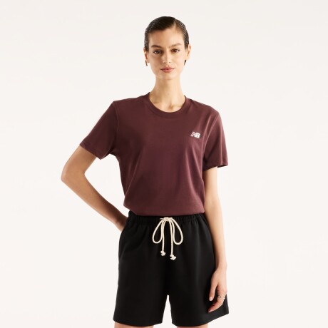 Remera New Balance de Dama - Sport Essentials - WT41509YLR BORDEAUX