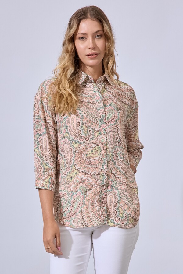 Camisa Gasa Spring ROSA/MULTI