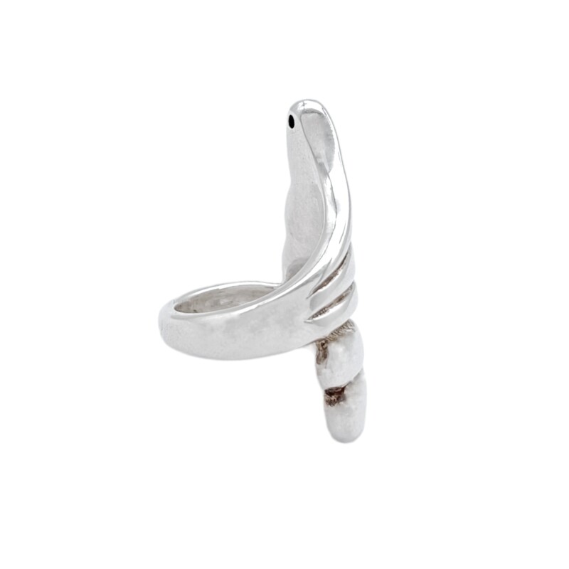 Anillo Ala-Plata 925 Inflada-Sin Piedra-AN3030 sinpiedra