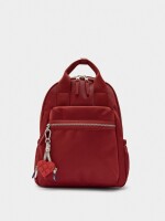 Mochila De Nylon Con Colgante De Corazón rojo
