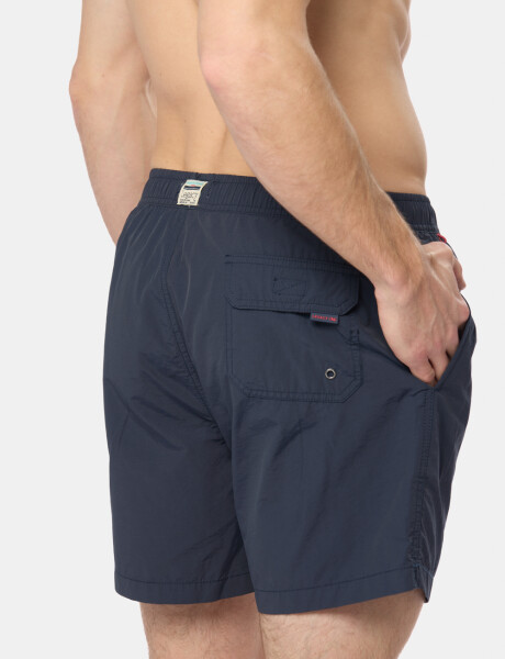 SHORT DE BAÑO LISO Azul