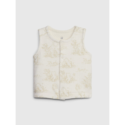 IE NB QUILTED REV VEST NEW OFF WHITE