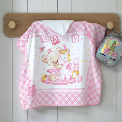 Toalla Con Capucha Bebé Döhler Velour 90 x 70 cm BABY OSO/UNICORNIO
