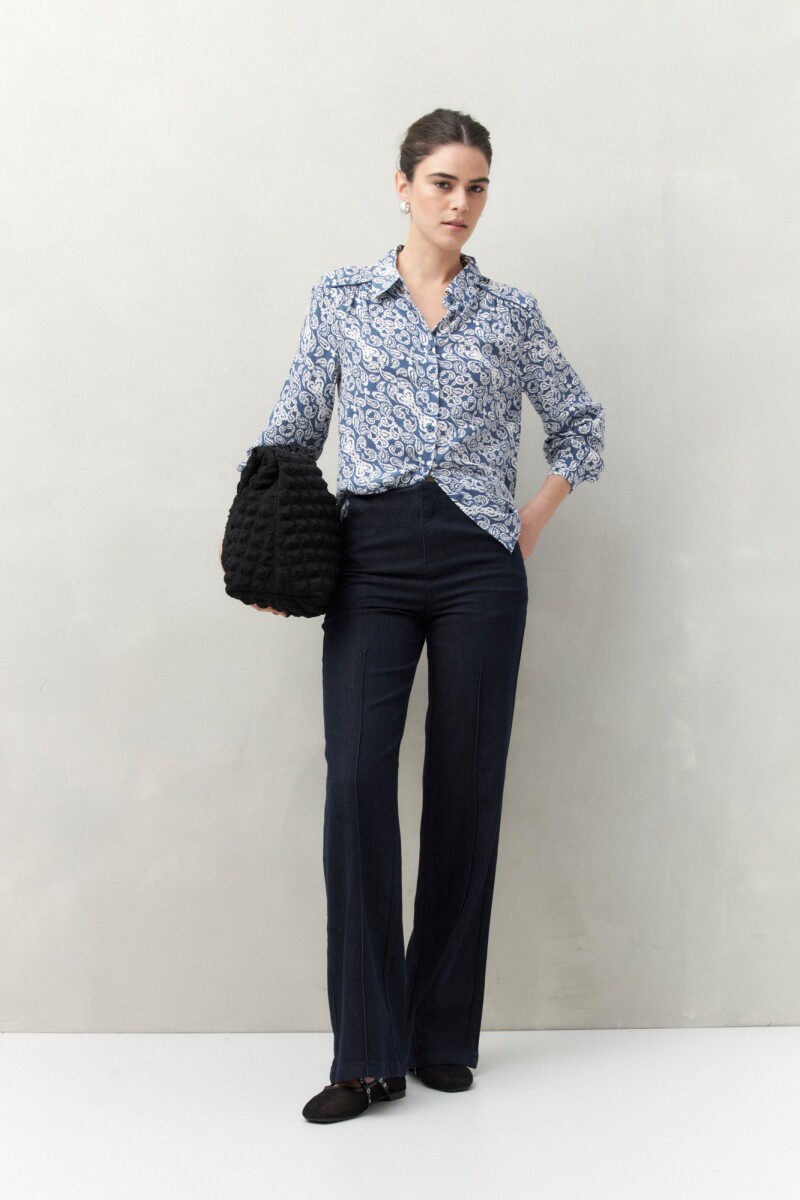 CAMISA ALTHEA Azul Marino