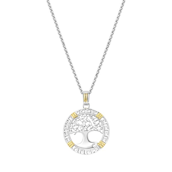 Dije arbol de la vida - Plata 925 y oro - CP4644 sinpiedra