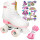 Patín Artístico Bota Dura C/Base Rosada + Regalos Pat001313-p-27