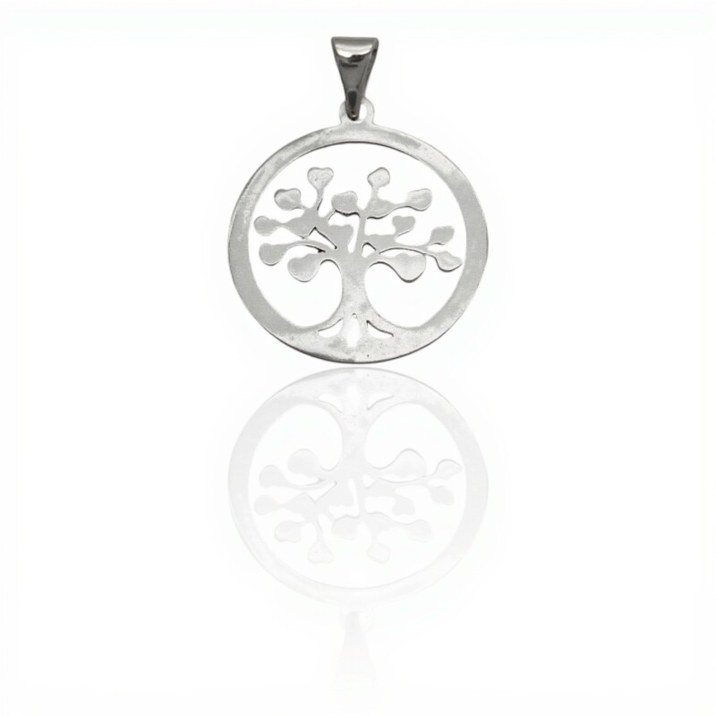 Dije Colgante Árbol de la Vida-Plata 925-Sin Piedra-CP3241 sinpiedra