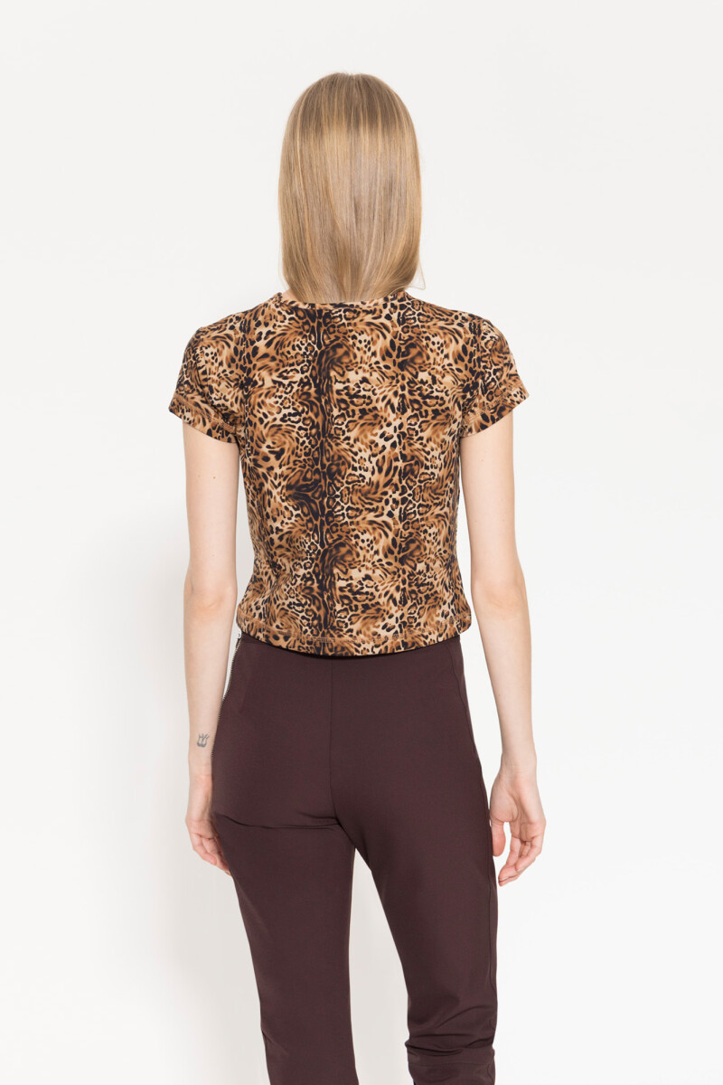 Remera Cairo Leopardo