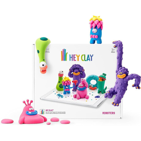 Set De Masas Hey Clay Para Crear Monstruos Set De Masas Hey Clay Para Crear Monstruos