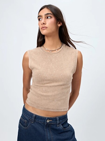 T-SHIRT P.CAKE TOMER MARRON