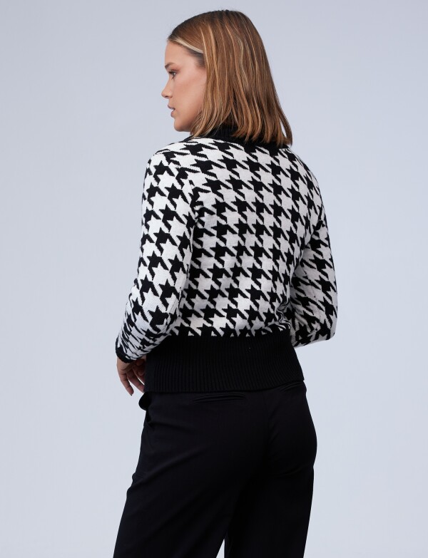 Cardigan Gales BLANCO/NEGRO