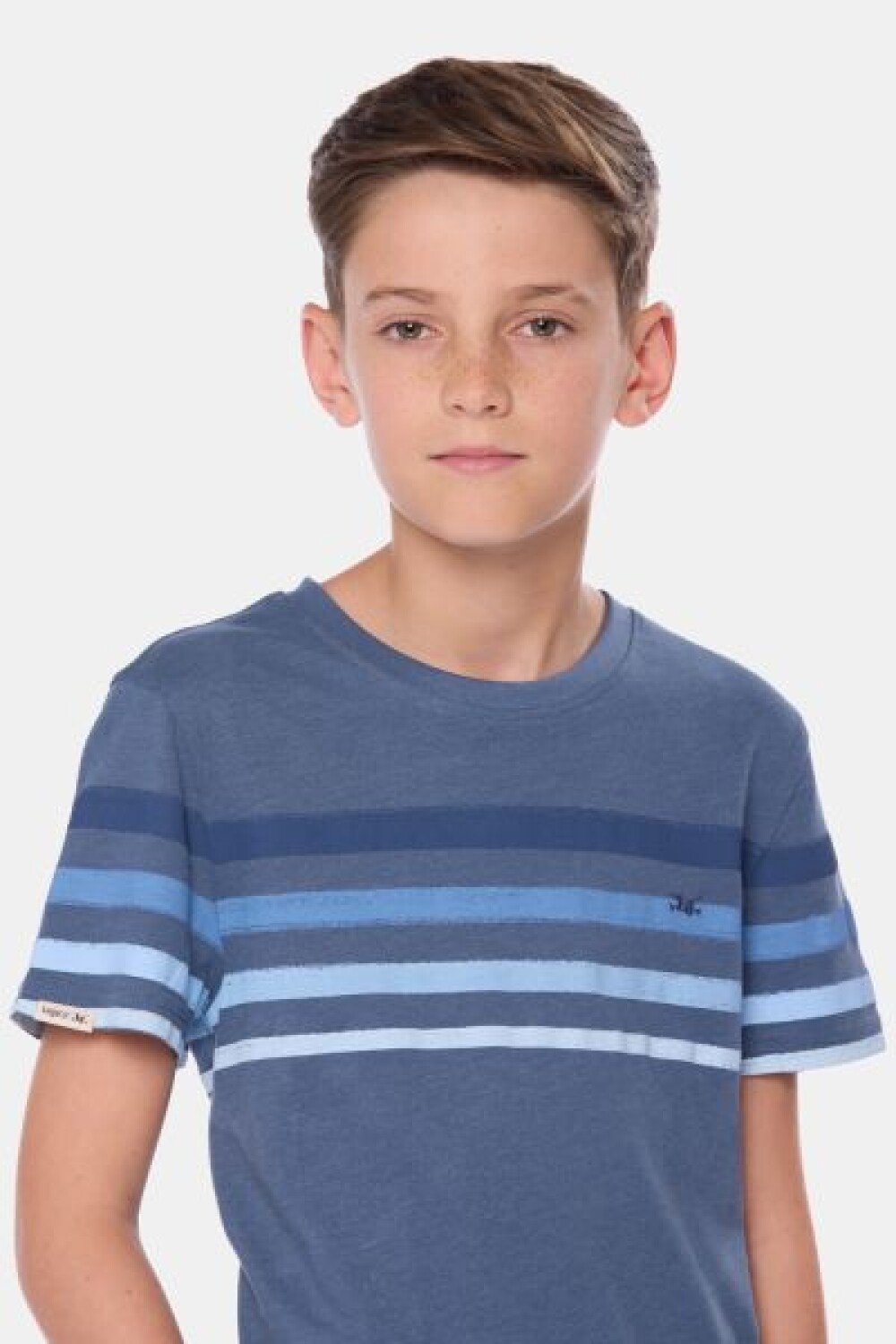 REMERA RAYADA Piedra