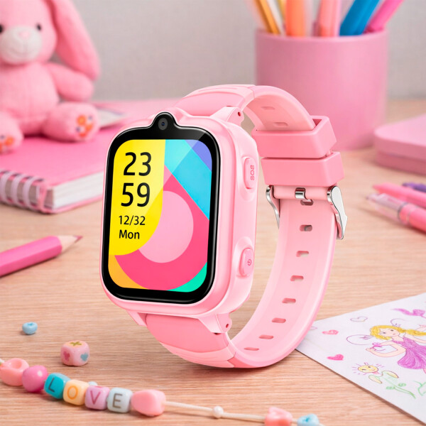 Reloj Inteligente Smartwatch Blackview Para Niños Z10 4G Color Rosa