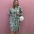 Vestido Natalia Verde flores