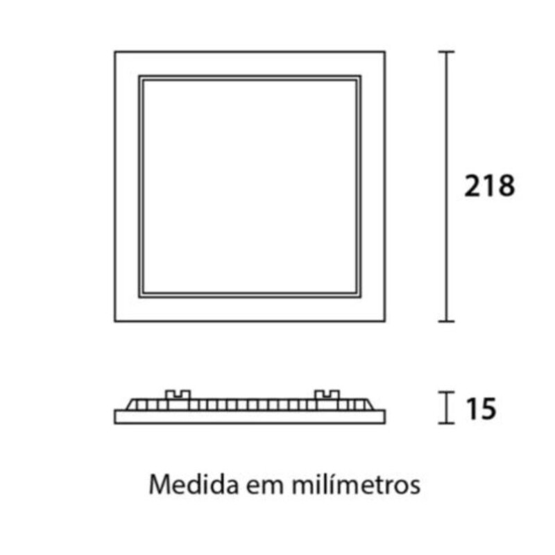PANEL EMB. LED 18W 6500K  CUADRADO PANEL EMB. LED 18W 6500K  CUADRADO