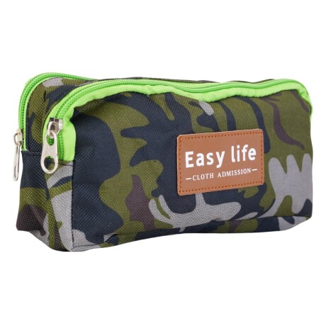 Cartuchera doble cierre con diseño Cartuchera doble cierre con diseño