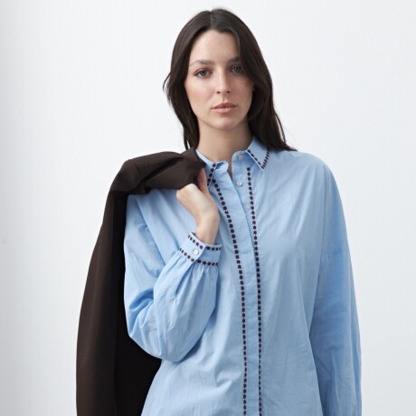 CAMISA NERNIA Celeste