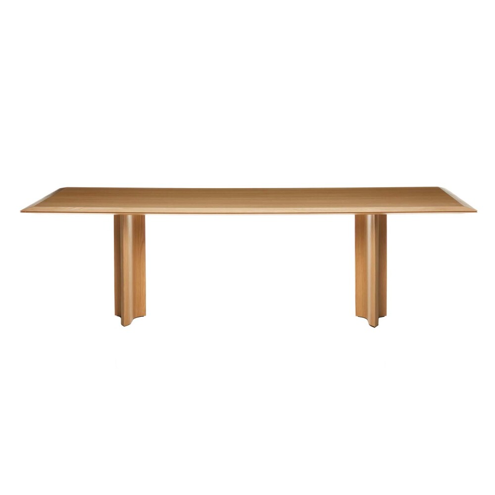 MESA DE COMEDOR MDF-Y-MADERA NATURAL-BEIGE CHIARA