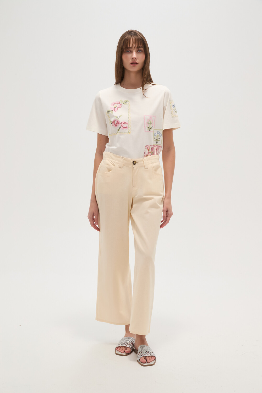 Pantalon Errini Crudo / Natural