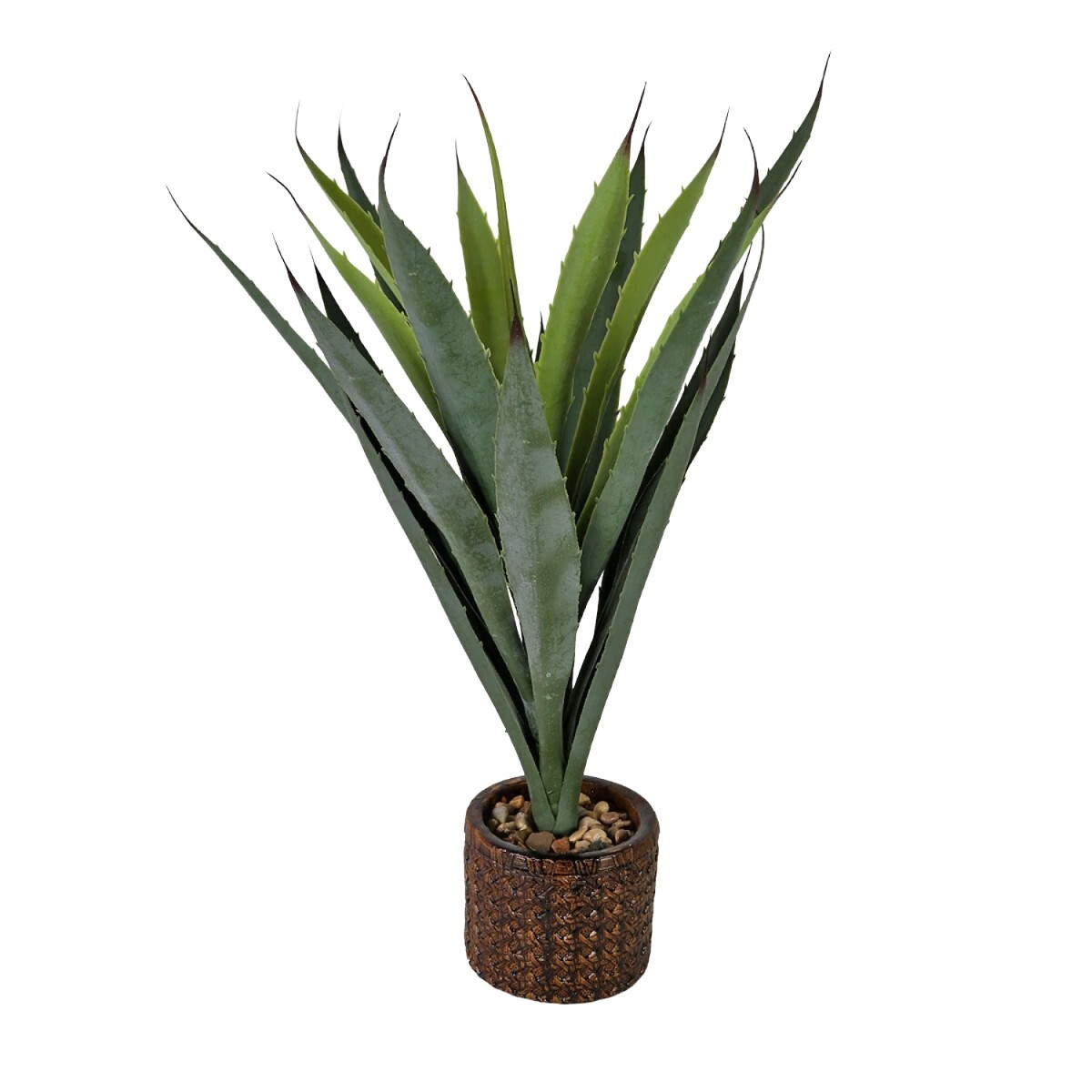 PLANTA ARTIF VERDE C/MACETERO MARRON 11X50CM 