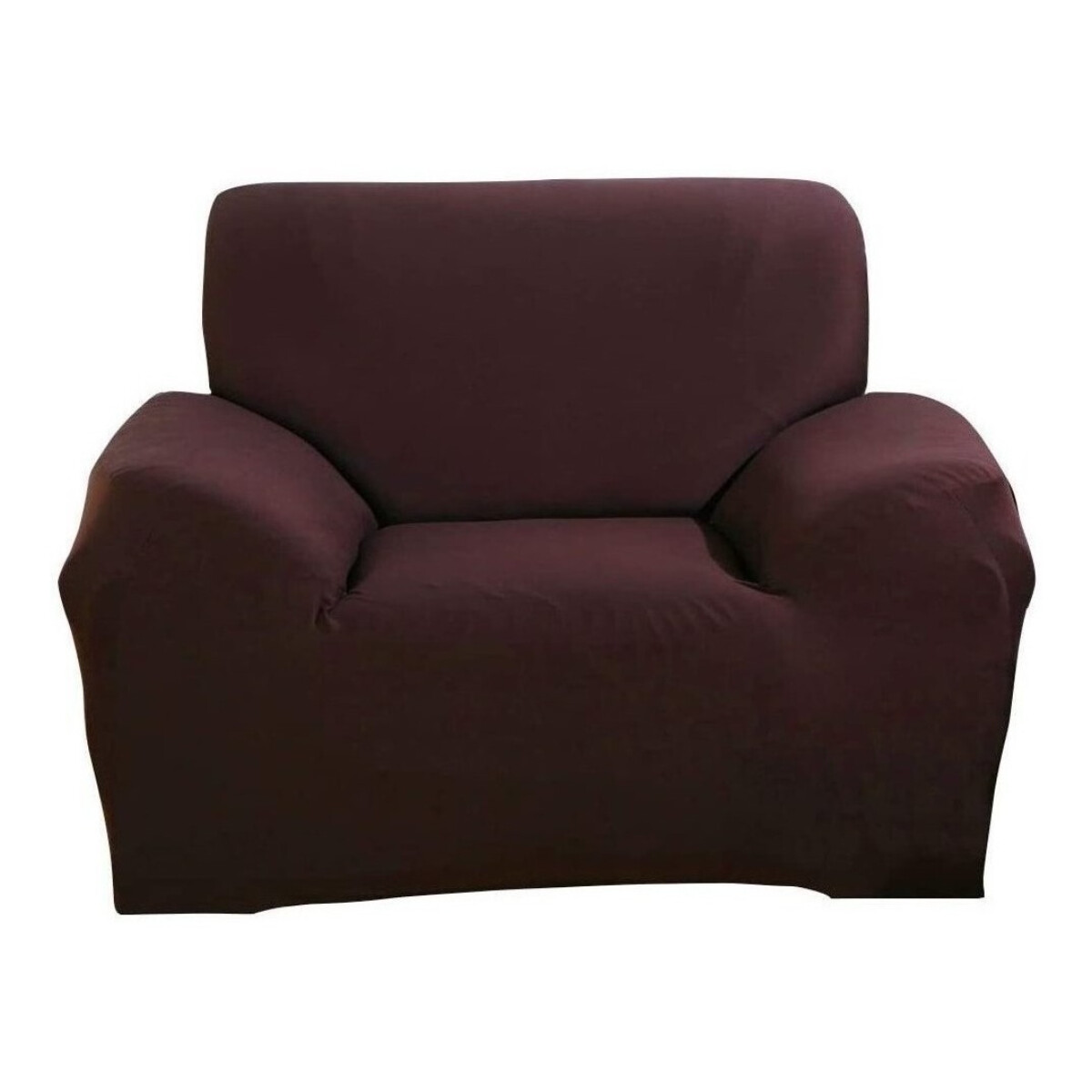 Cubre Sofa Elastico Elastizado Funda 1 Cuerpo Plaza - Variante Color Marron 