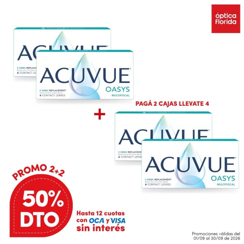 Acuvue Multifocal Oasys - 4 cajas Acuvue Multifocal Oasys - 4 Cajas