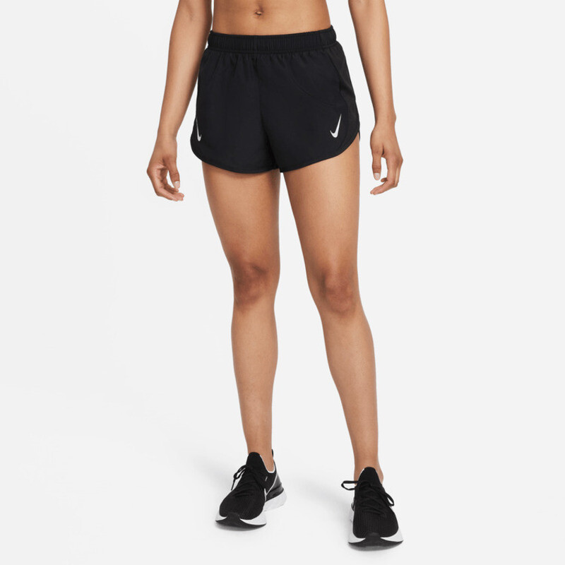 Running - Nike - NIKE SHORT W NK DF TEMPO RACE SHORT BLACK/(REFLECTIVE SILV) de Mujer - DD5935-010 Negro