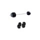 Kit 2 Mancuernas + Barra Recta Maciza 1.8m + 50 Kilos Pesas 2x10Kg 4x5Kg 2x2.5Kg 4x1.25Kg