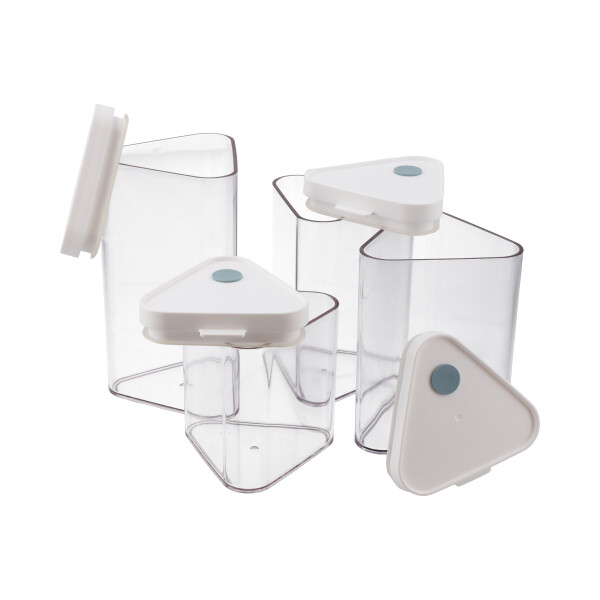 Juego X4 Frascos Hermeticos Organizador Cocina Alacena Recipientes Contenedor Tarros Imback Juego X4 Frascos Hermeticos Organizador Cocina Alacena Recipientes Contenedor Tarros Imback