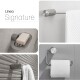 SET DE ACCESORIOS METAL SIGNATURE GRIS BRUSHED NICKEL BRILLO GRIS-BRUSHED NICKEL