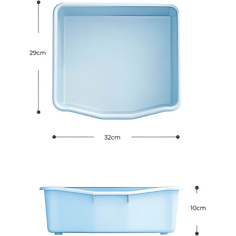 Organizador Estantería 6 Cajones Juguetes P/niños Celeste