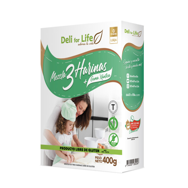 Mezcla 3 Harinas 400g Mezcla 3 Harinas 400g