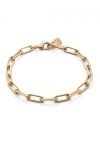 PULSERA DE ESLABONES GRANDES BAÑADA EN ORO 18K Pulsera