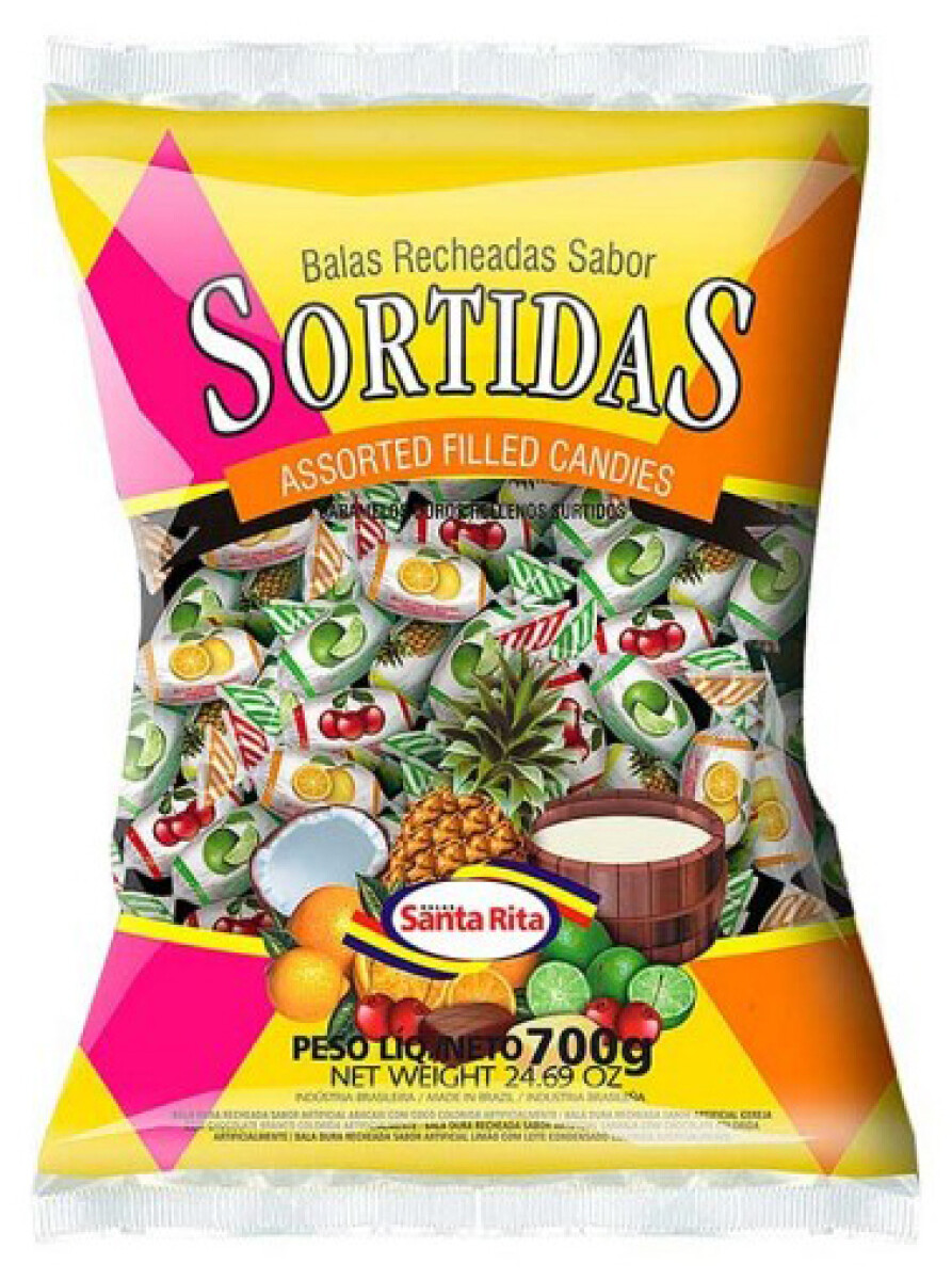 CARAMELO SANTA RITA 150U/600G SURTIDO 