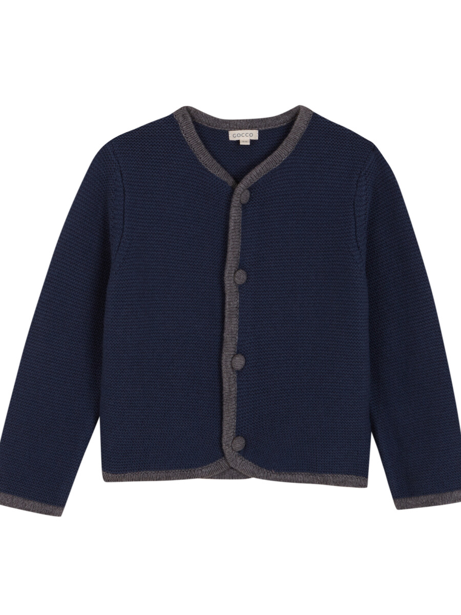 Chaqueta Tipo Austria Azul Medio Oscuro