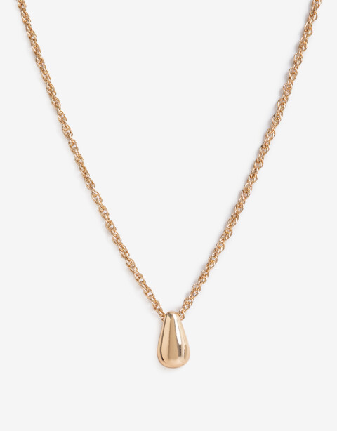 Cadena Corta con Dije Metal Cadena Corta Bañada En Oro - Dorado