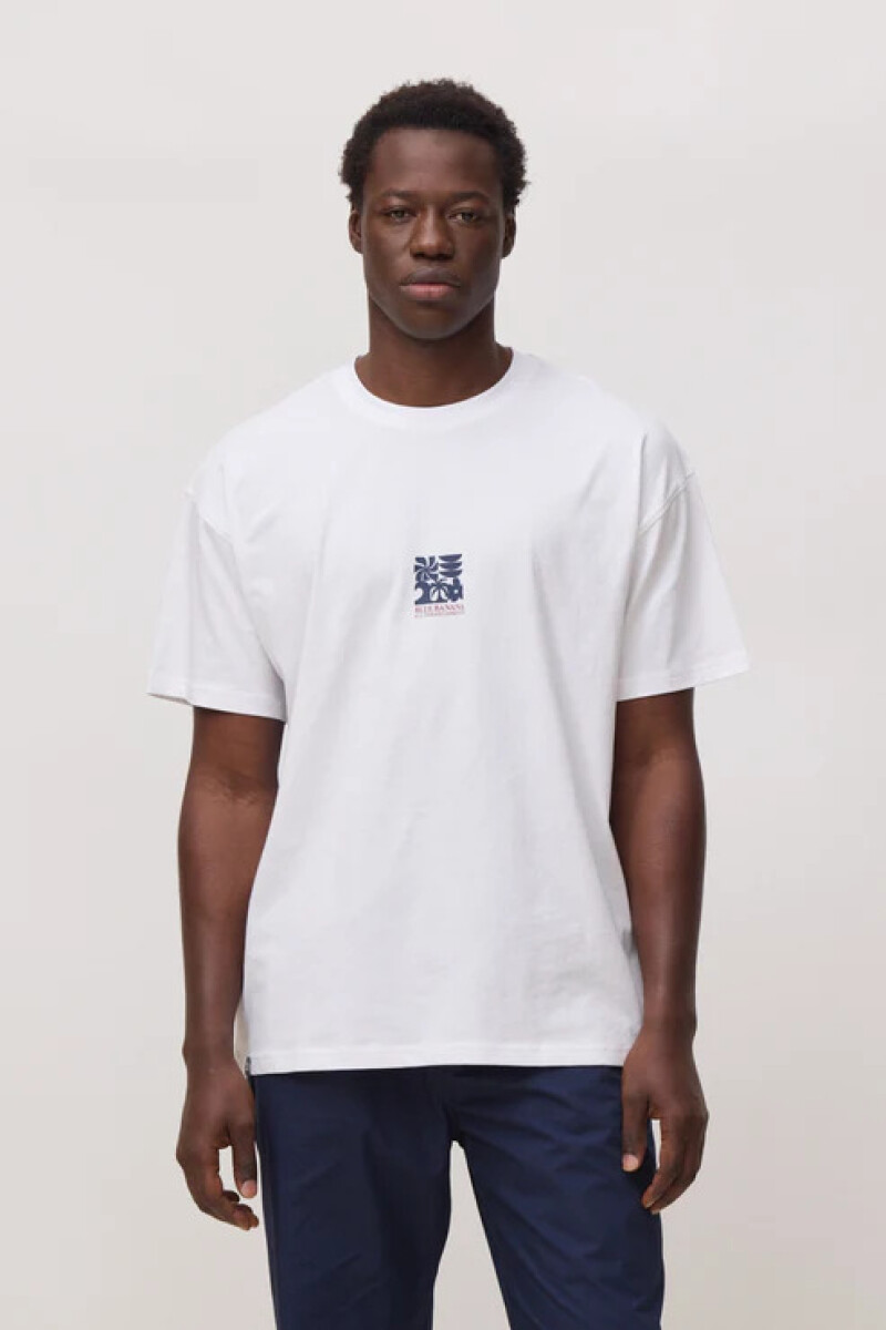 WHITE GLANCE TEE Blanco