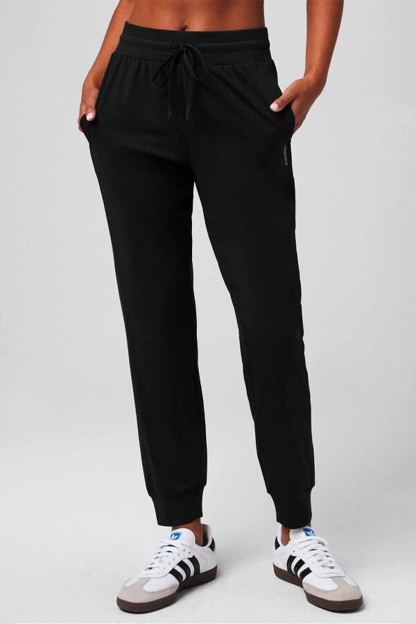 Leggings Jogger Cloud Jersey Mujer Black