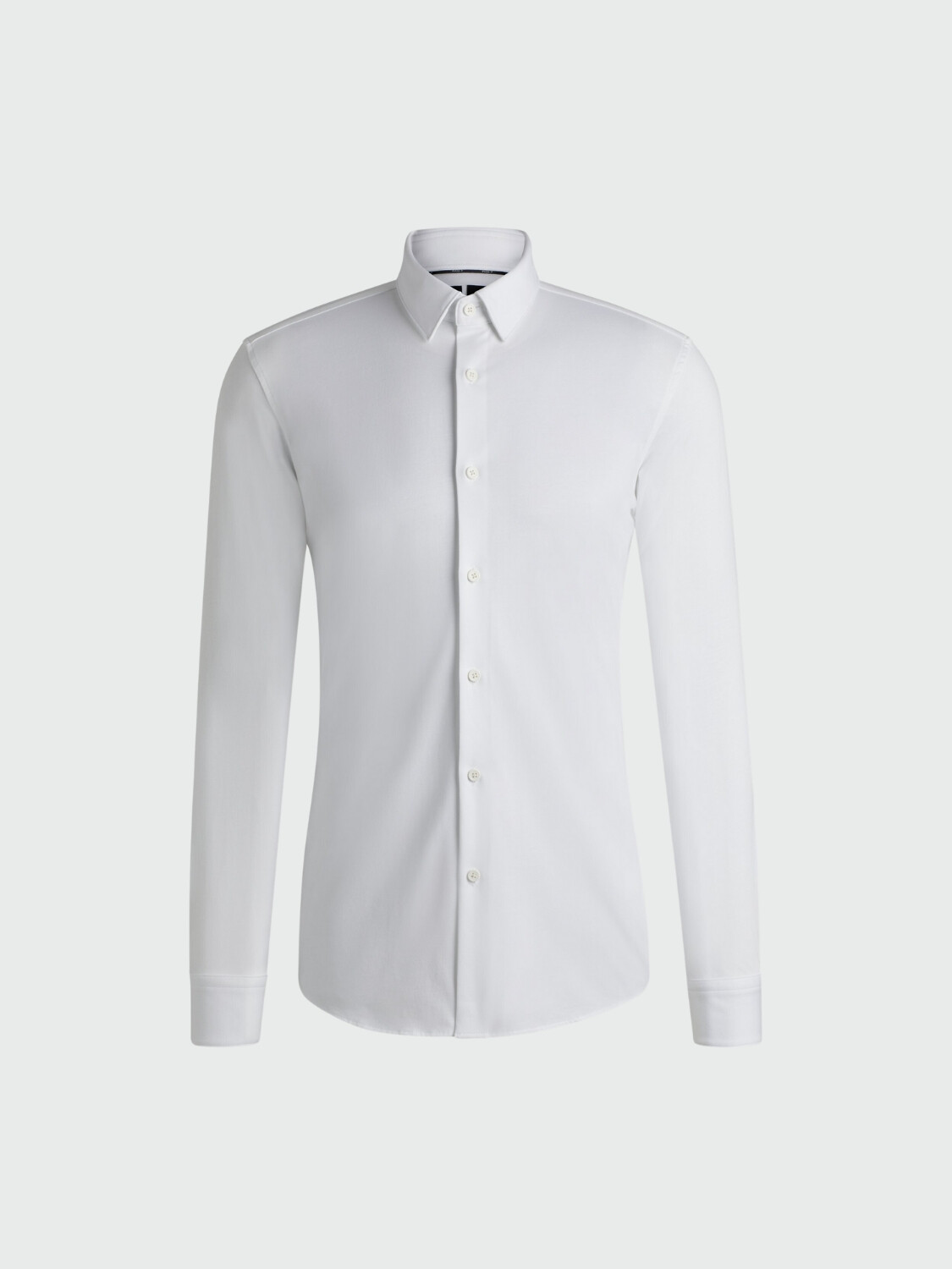 BOSS - Camisa manga larga slim fit, P-ROAN-KENT Blanco