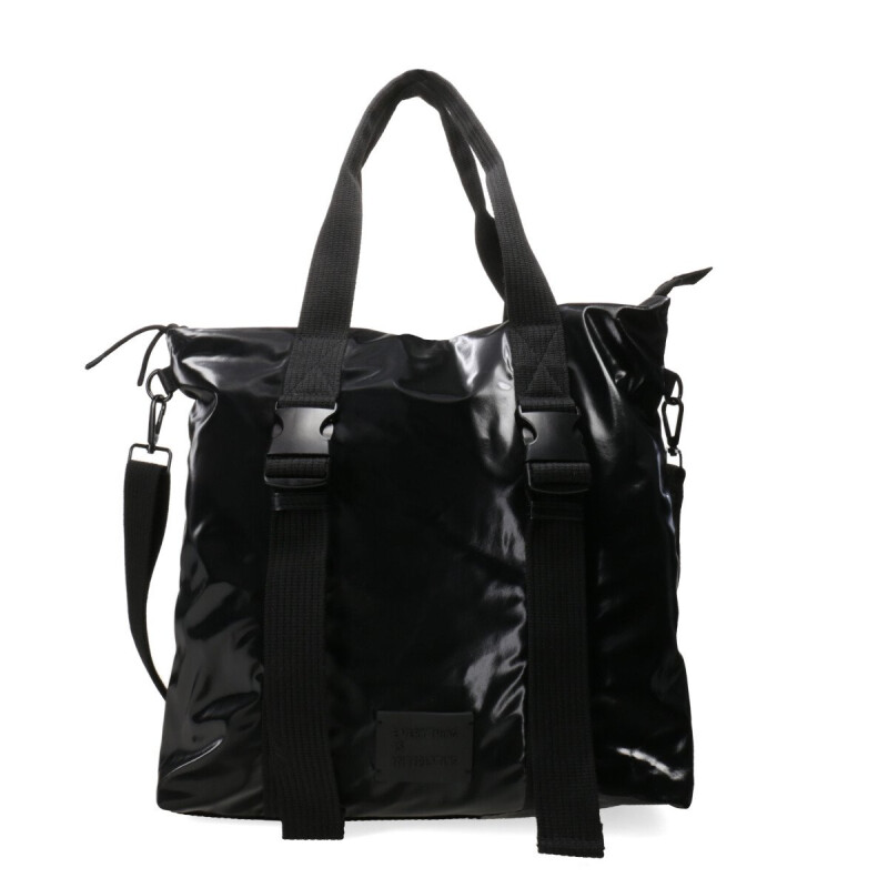 Bolso Miss Carol Bexa Material Charol Negro