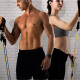 Set 5 Bandas Elasticas Agarre Resistencia Bosco Gym Multicolor