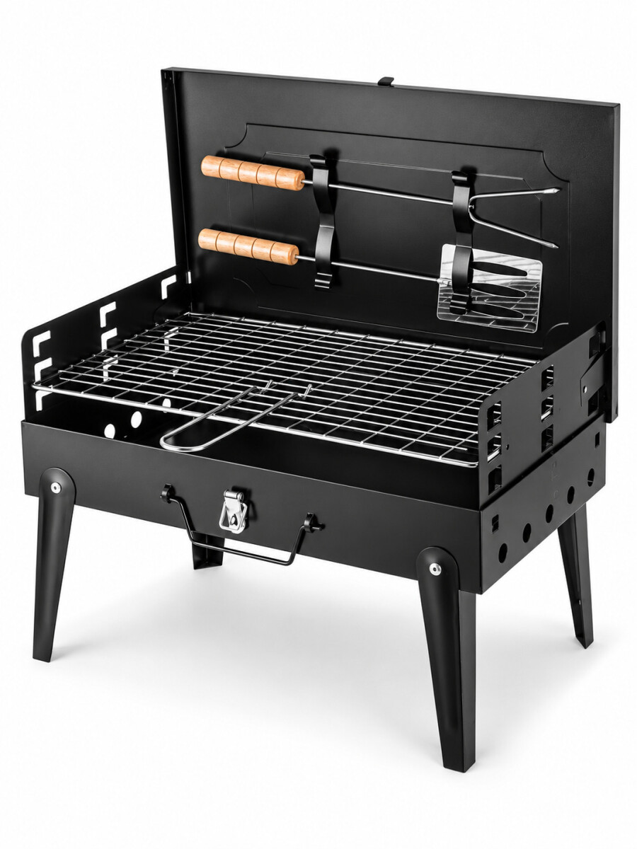 PARRILLA PORTATIL - NEGRO 