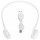 Auriculares Bluetooth Diseño Abierto Cómodo Ligero Blanco