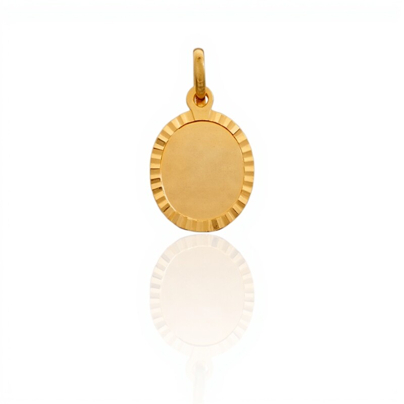 Dije Identidad-Oro bajo-Sin piedra-CP8711 sinpiedra