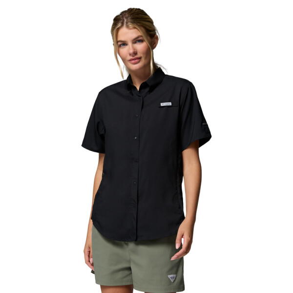 Camisa Tamiami ll SS Mujer BLACK / SHARK